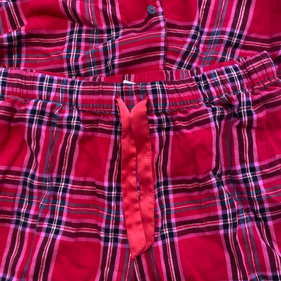 Victoria Secret Red Plaid Women’s Pajamas size S VGUC - Picture 2 of 5